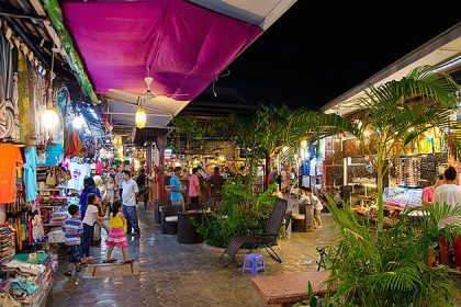 siem Reap Night market, Siem Reap Tours