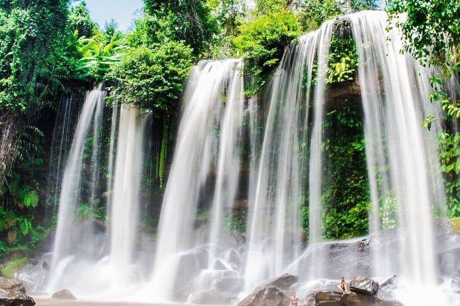 Phnom Kulen National Park travel with go cambodia tour