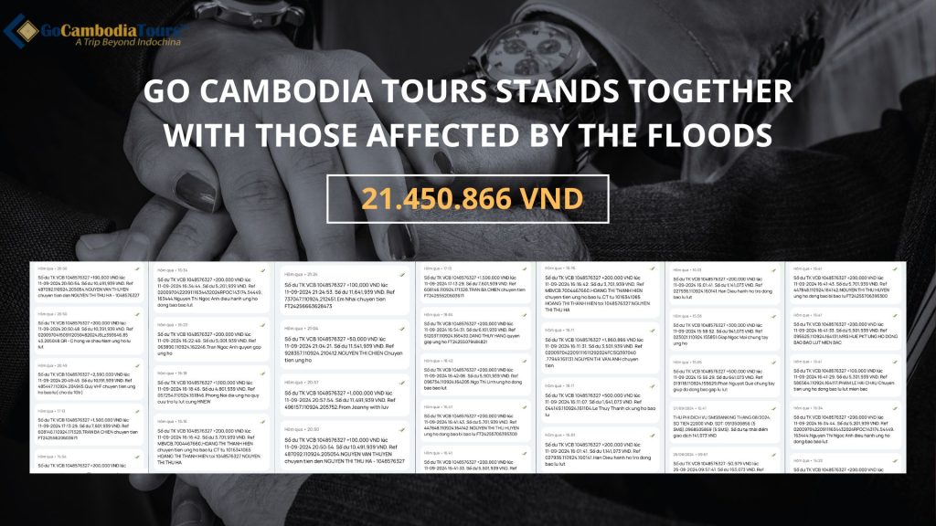 Go Cambodia Tours stands together with those affected by the floods