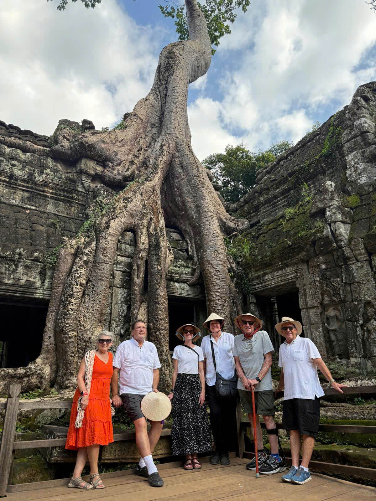 happy customers of cambodia tour